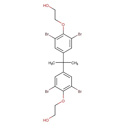 10 tonn 4162-45-2 4,4'-isopropylidenbis[2-(2,6-dibromfenoksy)etanol] C19H20Br4O4